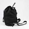 Prada Tessuto Fabric x Leather Backpack in Black Secondhand