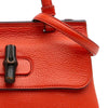 Secondhand Gucci Small Leather Bamboo Daily Satchel