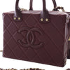 Chanel Small CC Quilted Calfskin Top Handle Convertible Vanity Case Secondhand