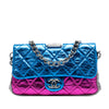 Chanel Multicolor Quilted Metallic Calfskin Modern Chain Flap Frame Bag Secondhand