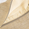 Secondhand Chanel CC Stitched Linen Chain Tote