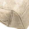 Chanel CC Stitched Linen Chain Tote Secondhand