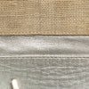 Chanel CC Stitched Linen Chain Tote Secondhand