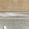 Secondhand Chanel CC Stitched Linen Chain Tote
