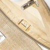 Secondhand Chanel CC Stitched Linen Chain Tote