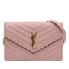 Secondhand Saint Laurent Grain De Poudre Cassandre Envelope Chain Wallet