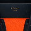 Celine Micro Tricolor Leather Luggage Tote Secondhand