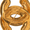 Secondhand Chanel Gold Plated CC Quilted Brooch
