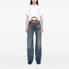 Gucci Mini GG Supreme Web Bamboo 1947 Belt Bag Secondhand