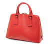 Prada Small Saffiano Vernice Promenade Satchel Secondhand