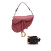 Dior Mini Grained Calfskin Saddle Bag Secondhand