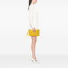 Prada Embossed Logo Canvas Wristlet Clutch Secondhand