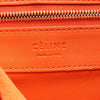 Celine CELINE Horizontalkava Tote Bag leather Orange Red Used Women Secondhand