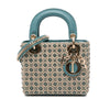 Dior Mini Canvas Honeycomb Embroidery Crystal Lady Dior Secondhand