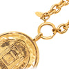 Chanel Gold Plated 31 Rue Cambon Coin Pendant Necklace Secondhand