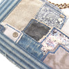 Chanel Old Medium Patchwork Denim Boy Flap Secondhand