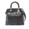 Dior Medium Lambskin Cannage Polochon Granville Satchel Secondhand