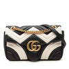 Gucci Medium GG Marmont Bicolor Matelasse Calfskin Shoulder Bag Secondhand