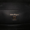 Secondhand Ferragamo Leather Gancini Trifolio Satchel