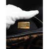 Fendi Medium Zucca Shearling Baguette Satchel Secondhand