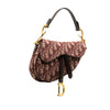 Dior Mini Oblique Canvas Saddle Bag Secondhand