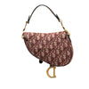 Dior Mini Oblique Canvas Saddle Bag Secondhand