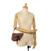 Dior Mini Oblique Canvas Saddle Bag Secondhand