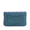 Secondhand Chanel CC Quilted Iridescent Lambskin Wallet on Chain