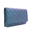 Secondhand Chanel CC Quilted Iridescent Lambskin Wallet on Chain