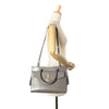 Saint Laurent Medium Leather Monogram Uptown Satchel Secondhand