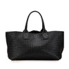 Bottega Veneta Medium Lambskin Intreccio Cabat Tote Secondhand