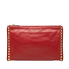 Miu Miu Studded Leather Zip Clutch Secondhand