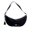 Prada Large Calfskin Demi Lune Shoulder Bag Secondhand