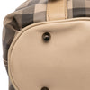 Burberry Small Smoke Check Coated Canvas Northfield Satchel Secondhand