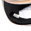 Chanel CC Quilted Lambskin Triple Zip Round Clutch With Chain Secondhand