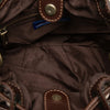 Burberry Supernova Check Wool Drawstring Crossbody Secondhand