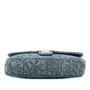 Chanel Large Embroidered Denim Camellia Flap Secondhand