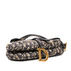 Dior Oblique Embroidered Canvas Saddle Bag Secondhand