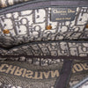 Dior Oblique Embroidered Canvas Saddle Bag Secondhand