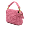 Fendi Zucca Embossed Terry Cloth Baguette Satchel Secondhand