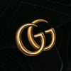 Gucci Small GG Marmont Matelasse Velvet Shoulder Bag Secondhand