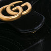 Gucci Small GG Marmont Matelasse Velvet Shoulder Bag Secondhand
