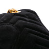 Gucci Small GG Marmont Matelasse Velvet Shoulder Bag Secondhand