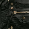 Balenciaga Mini Embossed Calfskin Motocross Classic City Satchel Secondhand