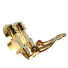 Chanel Gold Plated CC Turn Lock Clip on Earrings Secondhand