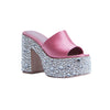 Secondhand Haus of Honey Croco Crystal Mule - '20s