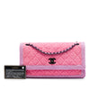Chanel CC Quilted Tweed Accordion Flap Secondhand