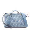 Fendi Medium Denim Effect FF Jacquard By The Way Soft Satchel Secondhand