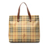 Burberry Haymarket Check Coated Canvas Tote Secondhand