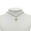 Chanel Resin Shell Camellia Pendant Necklace Secondhand